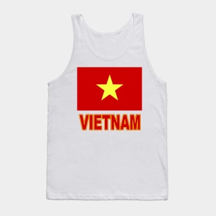 The Pride of Vietnam - Vietnamese Flag Design Tank Top